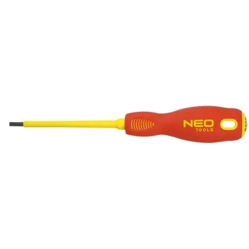 NEO TOOLS Csavarhúzó lapos 2.5x75mm, 1000V szigetelt Prémium