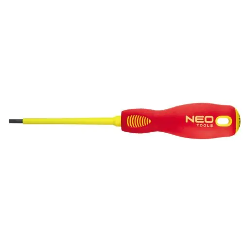 Csak ma NEO TOOLS Csavarhúzó lapos 5.5x125mm, 1000V szigetelt