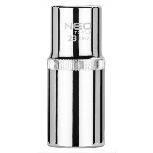 NEO TOOLS Dugókulcs 23mm, 1/2", hosszú, 6 pontos, superlock Árengedmény