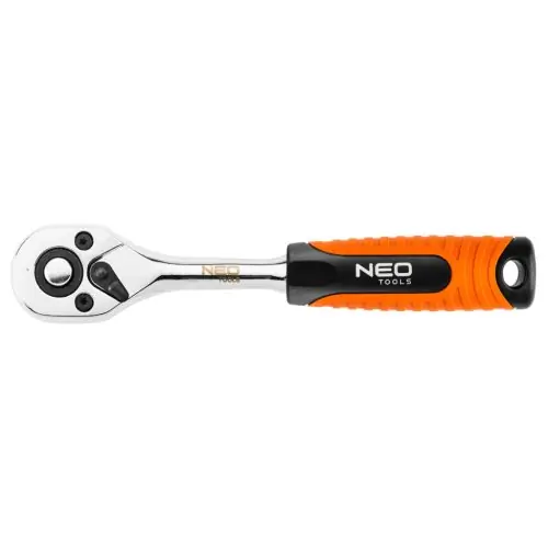 NEO TOOLS Racsnis kulcs 3/8", 210mm, 48fog, DIN3122 Kiárusítás