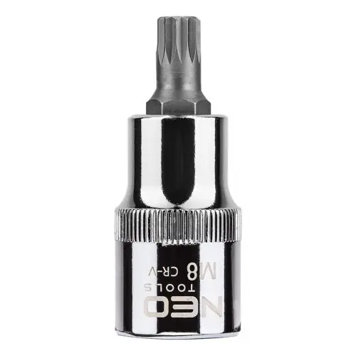 NEO TOOLS Spline dugókulcs 1/2", M8x55mm Gyors szállítás