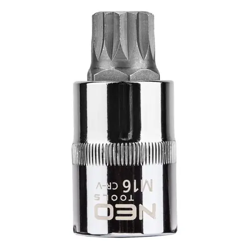 Szezonális akció NEO TOOLS Spline dugókulcs 1/2", M16x55mm