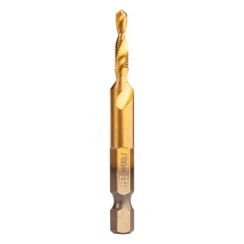 NEO TOOLS Gépi menetfúró, 2az1-ben előfúró éllel, HSS-Titán, M4x0.7mm, hatszög szárral Újdonság