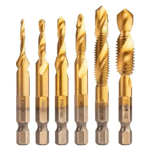 Nézd meg most NEO TOOLS Gépi menetfúró készlet, 2az1-ben előfúró éllel, HSS-Titán, M3-M10, hatszög szárral, 6db